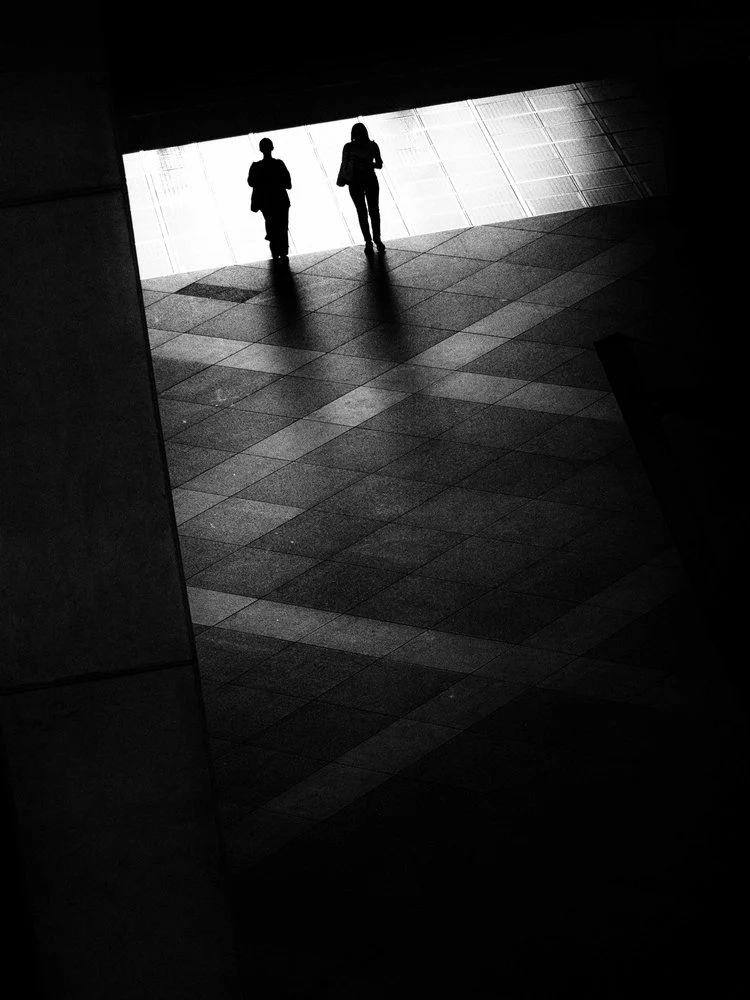 Urban Silhouettes Walking