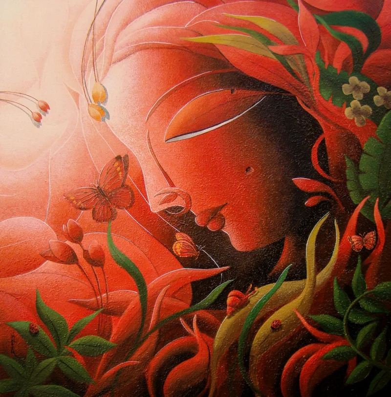 Serene Nature Woman