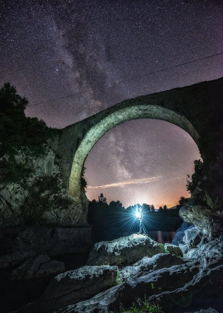 Starry Archway Night