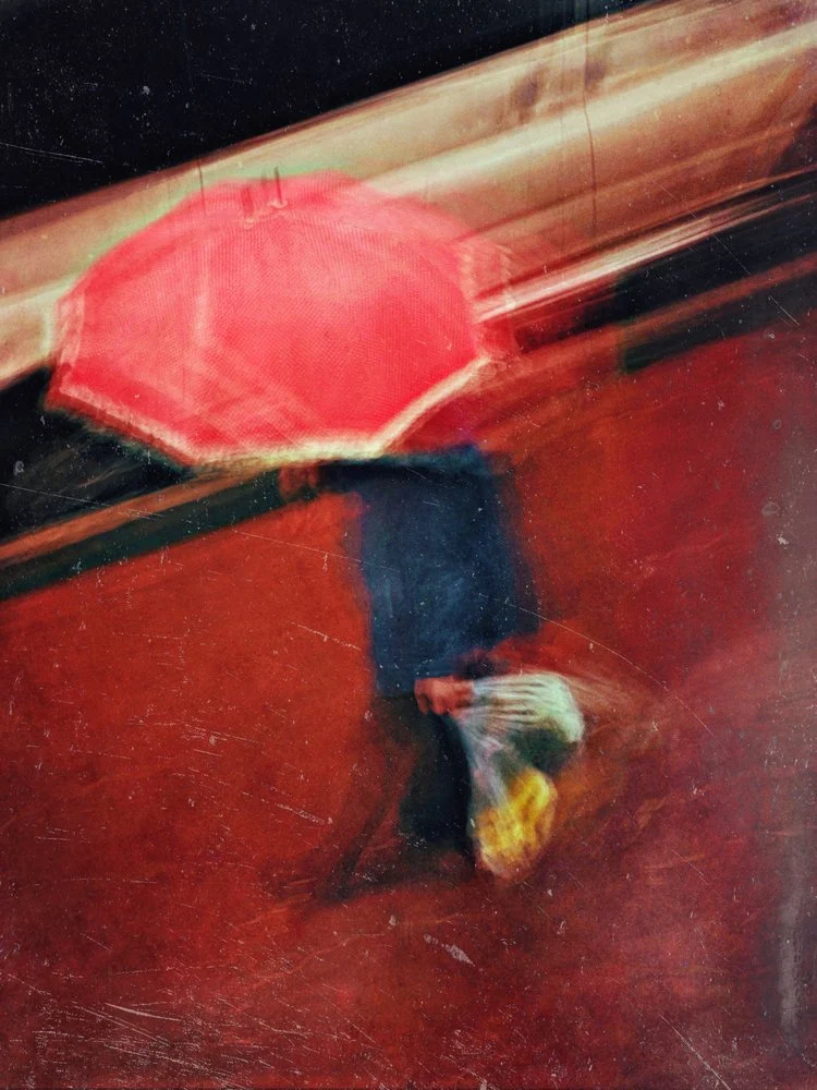 Dynamic Red Umbrella