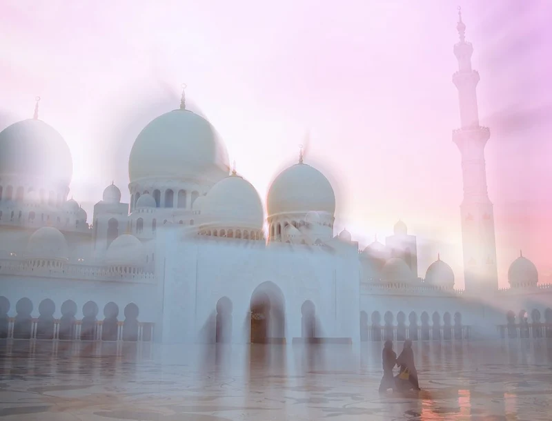Dreamy Mosque Reflection