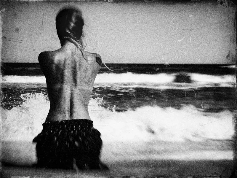 Vintage Beach Solitude