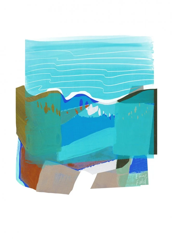 Coastal Abstract Landscape