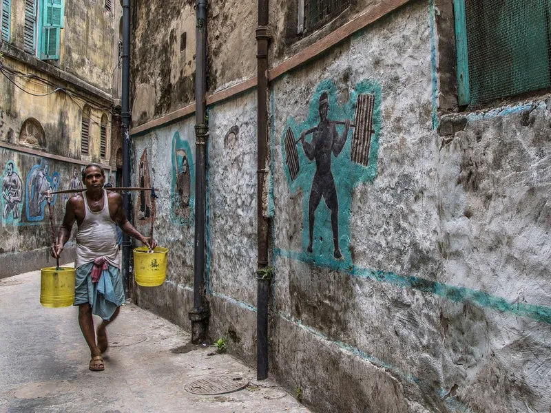 Indian Carrier Street Art