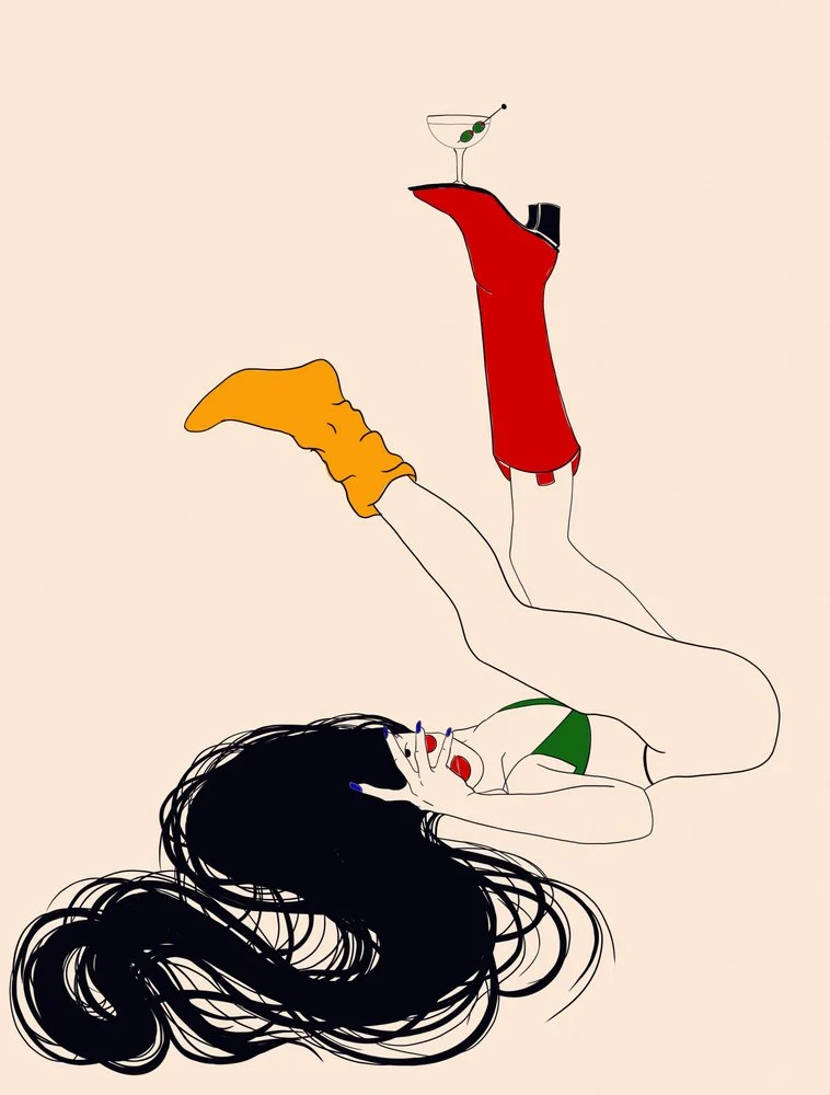 Upside Down Martini
