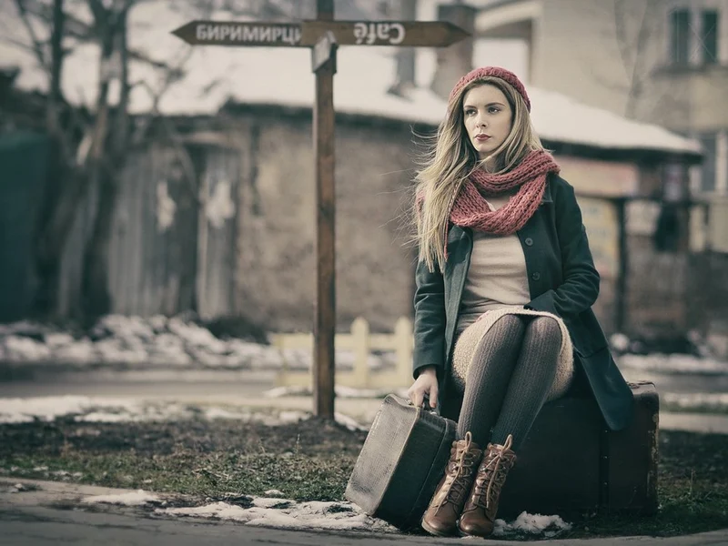 Vintage Winter Traveler