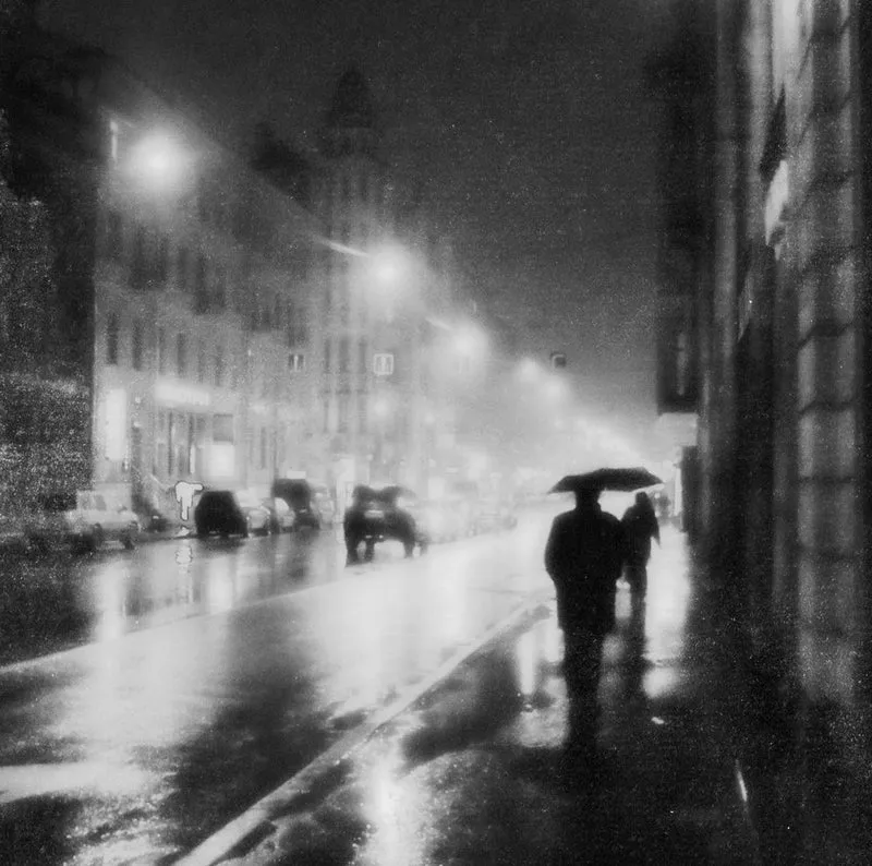 Rainy Night City Stroll