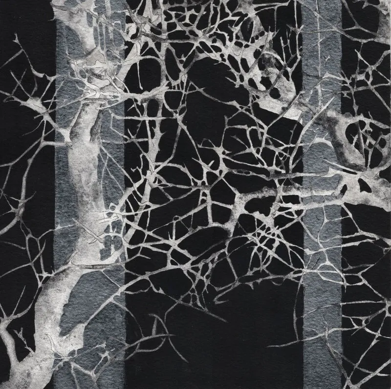 Silvery Branches Pattern