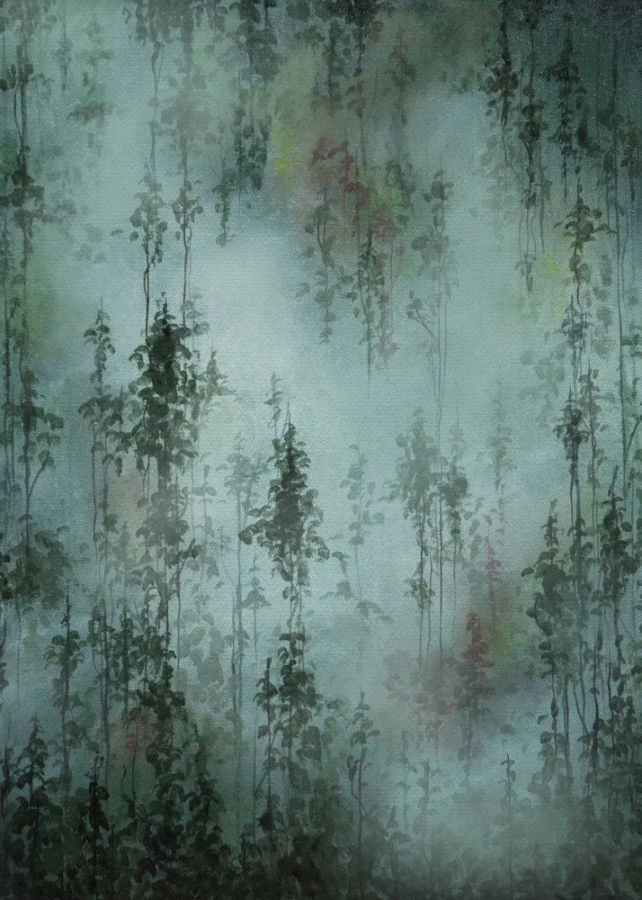 Misty Green Forest