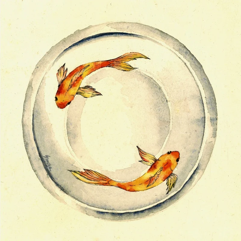 Calm Goldfish Pond