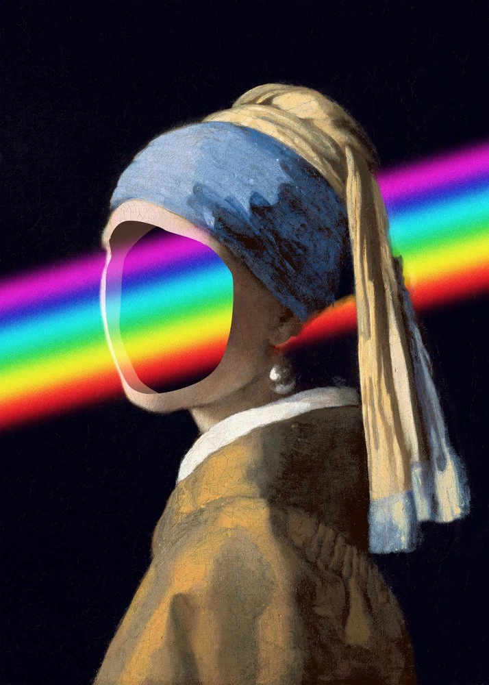 Rainbow Girl Portrait