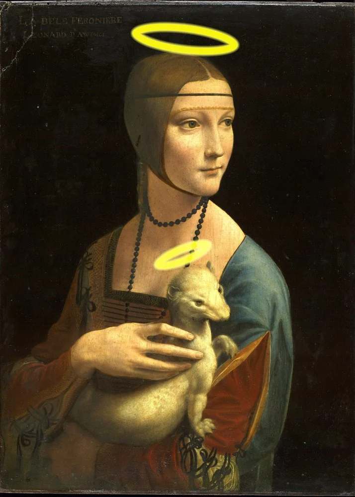 Lady with Haloed Ermine