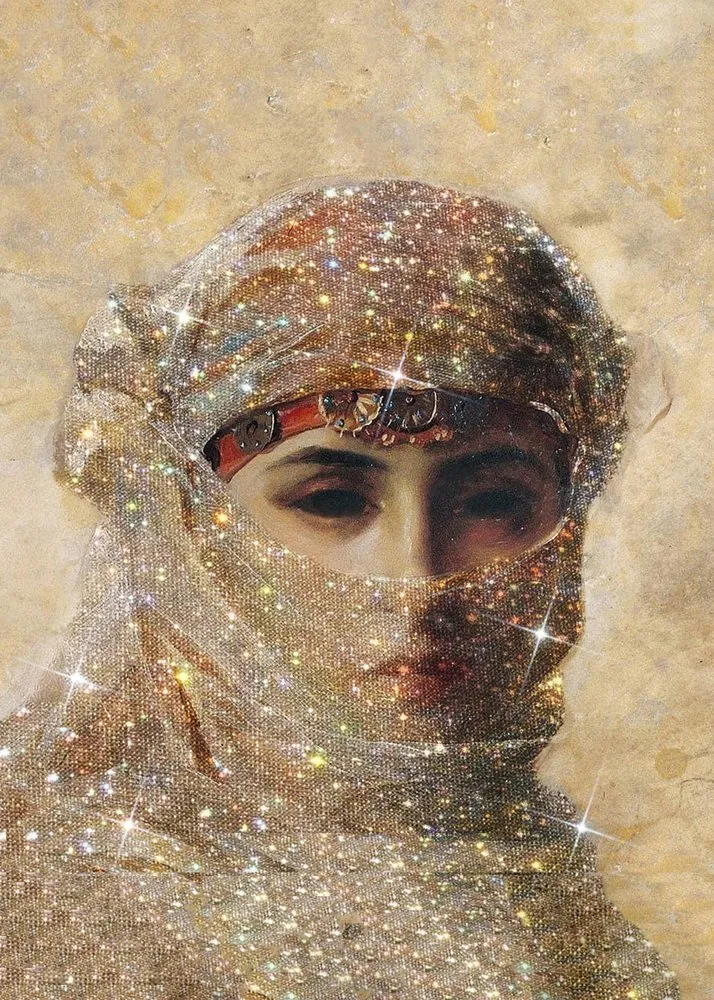 Sparkling Veiled Beauty