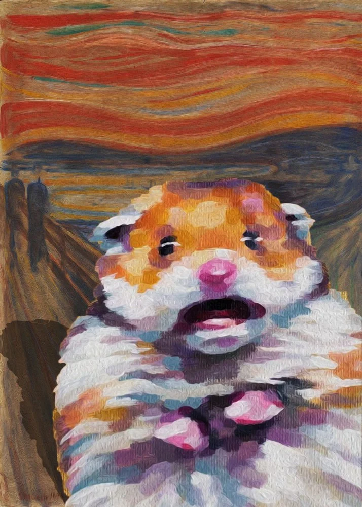 Screaming Hamster Art