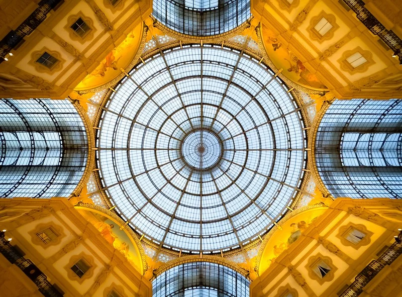 Golden Glass Dome