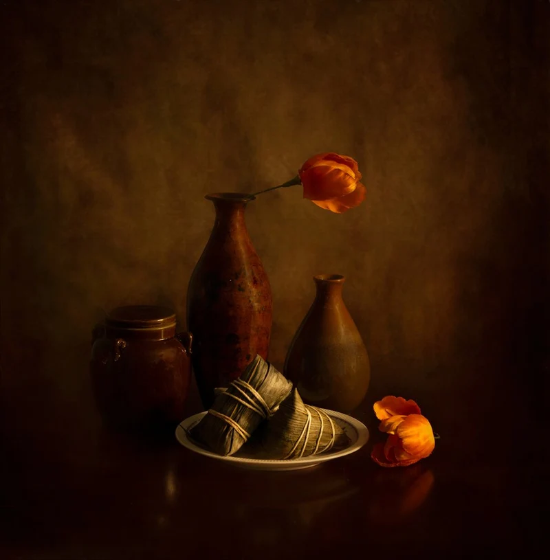 Traditional Zongzi Still Life