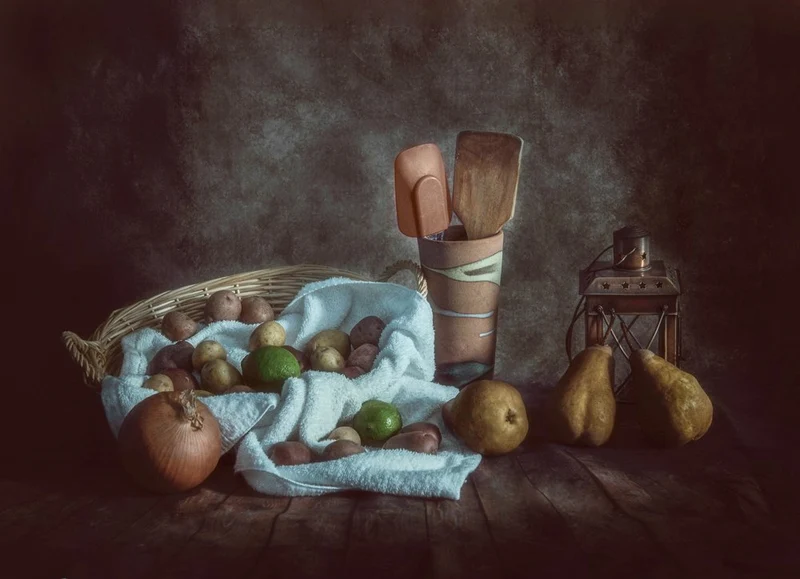 Moody Kitchen Still Life