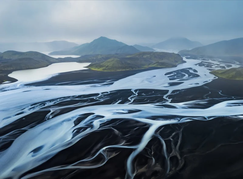 Braided River Landscape