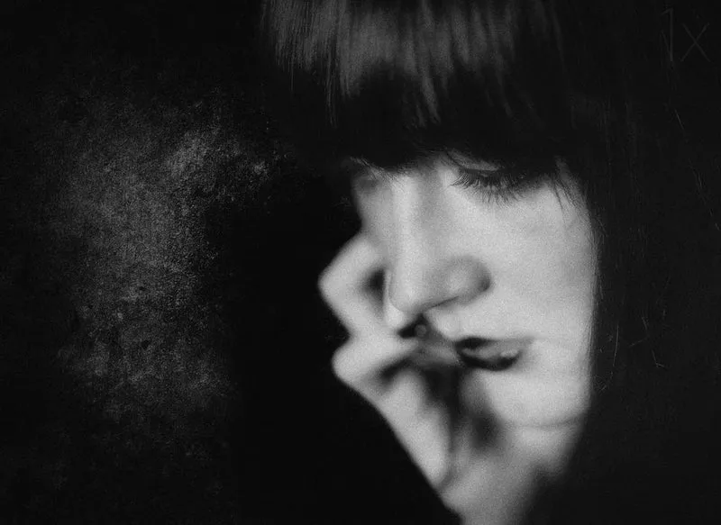 Dark Pensive Moment