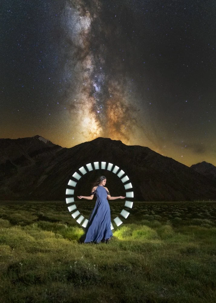 Milky Way Light Circle