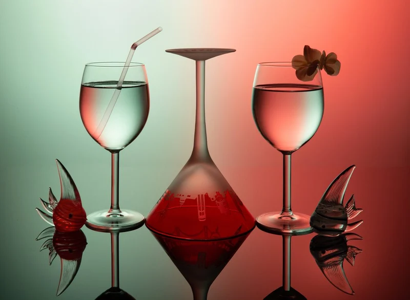 Colorful Glass Still Life