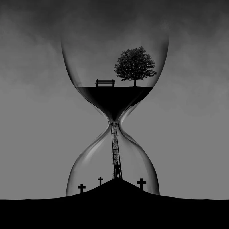 Life's Hourglass Journey
