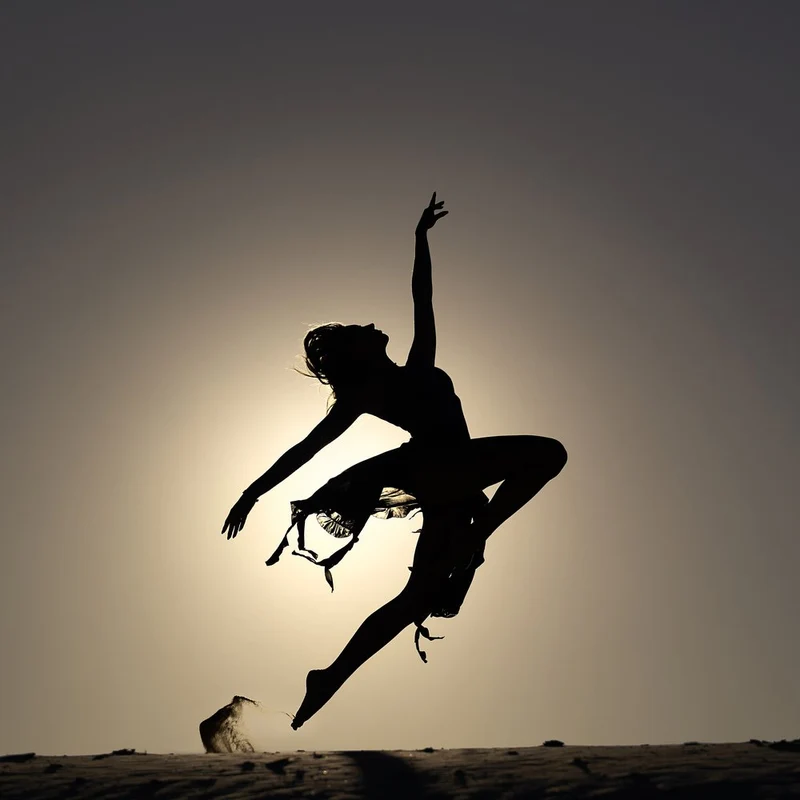 Sunlit Dance Silhouette