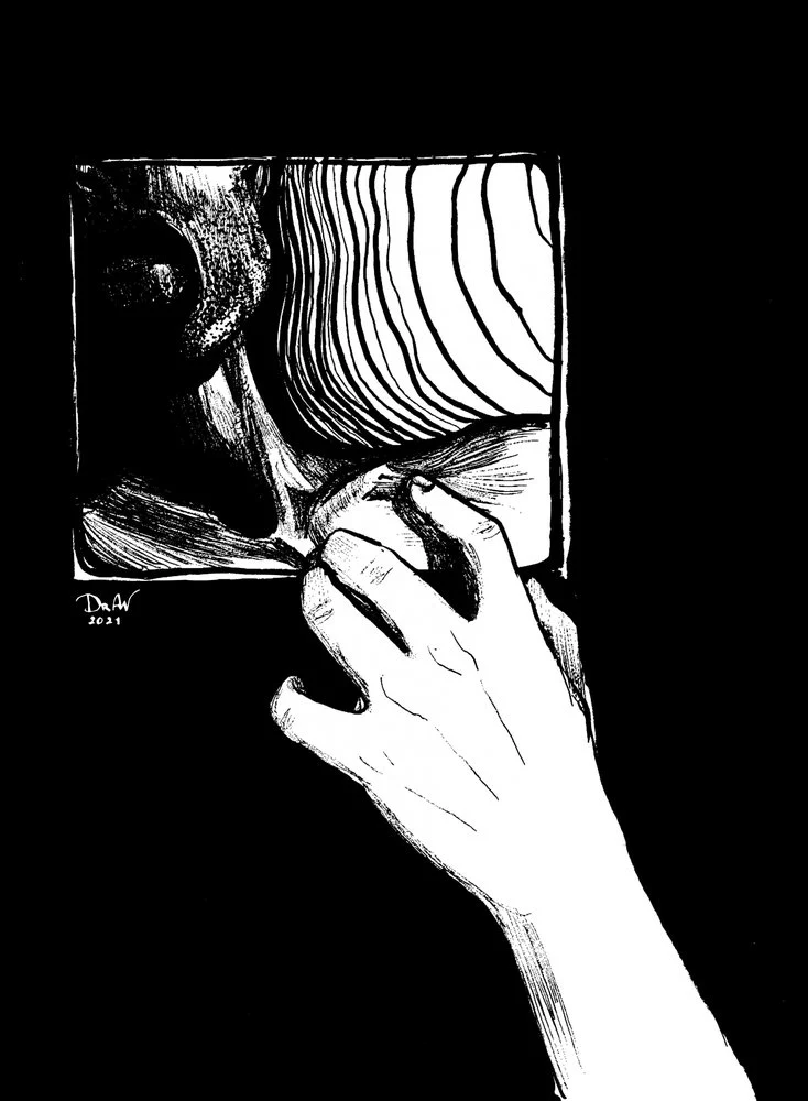 Reaching Through The Frame