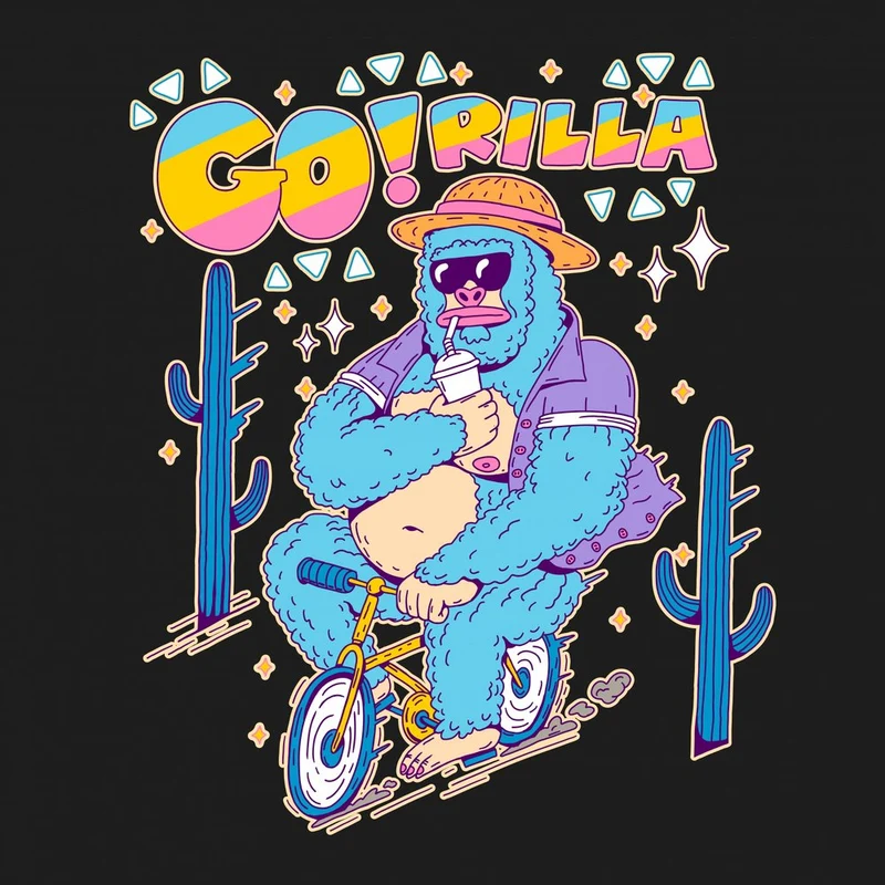 Cool Gorilla Desert Ride