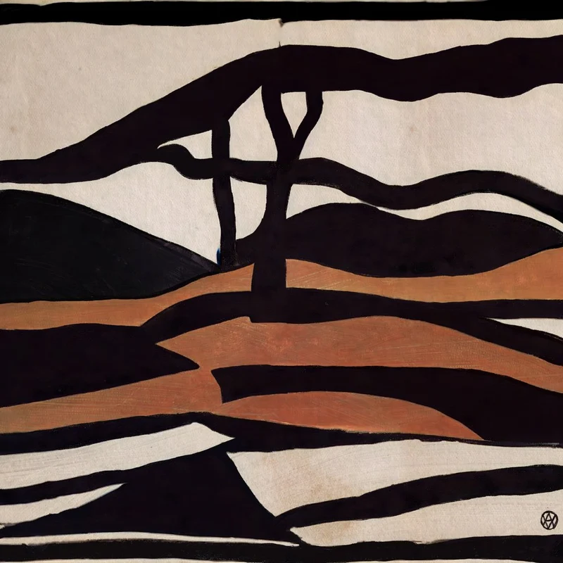 Abstract Desert Landscape