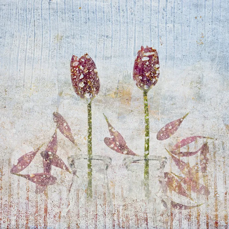 Purple Tulips Still Life