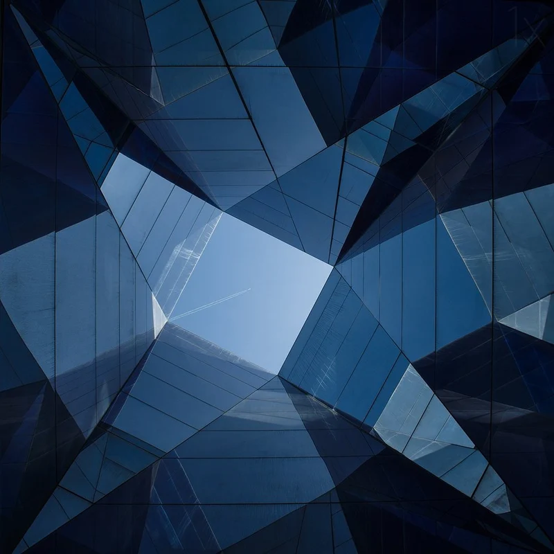 Modern Blue Architecture