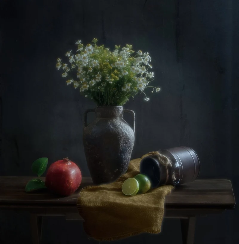 Rustic Floral Still Life