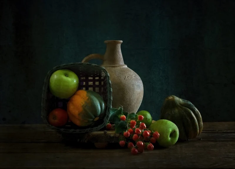 Rustic Autumn Still Life
