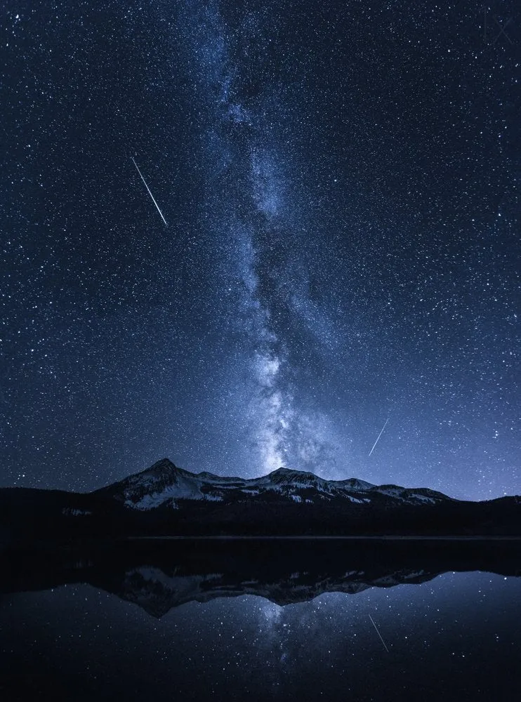 Milky Way Lake Reflection