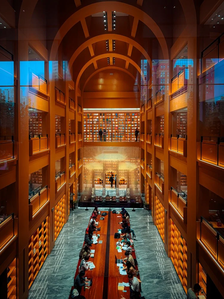 Grand Library Interior