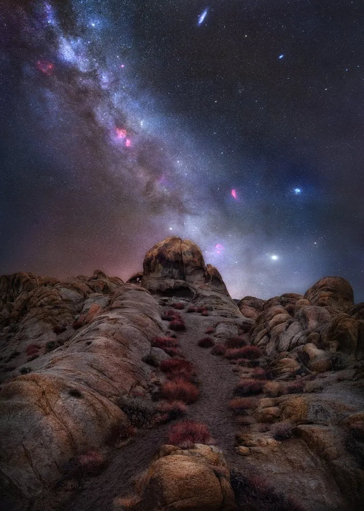 Milky Way Desert Night