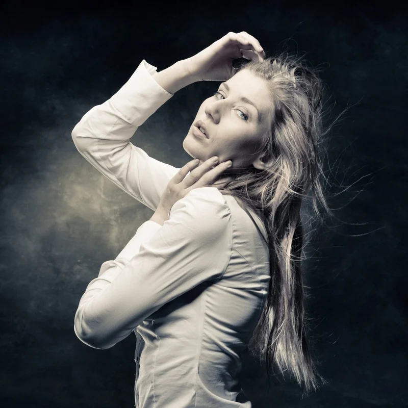 Mysterious Woman Portrait