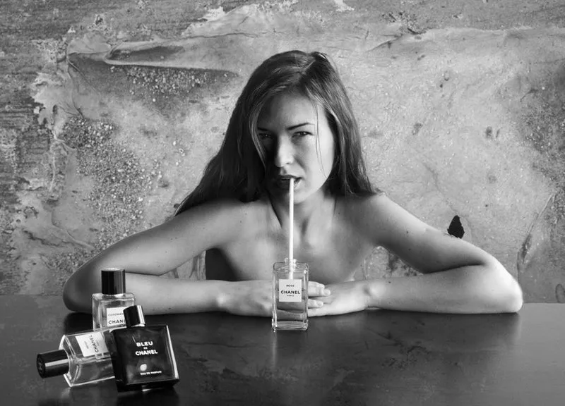 Sipping Fragrance Portrait