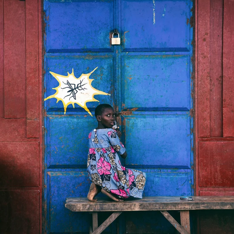 Child With Mosquito Door