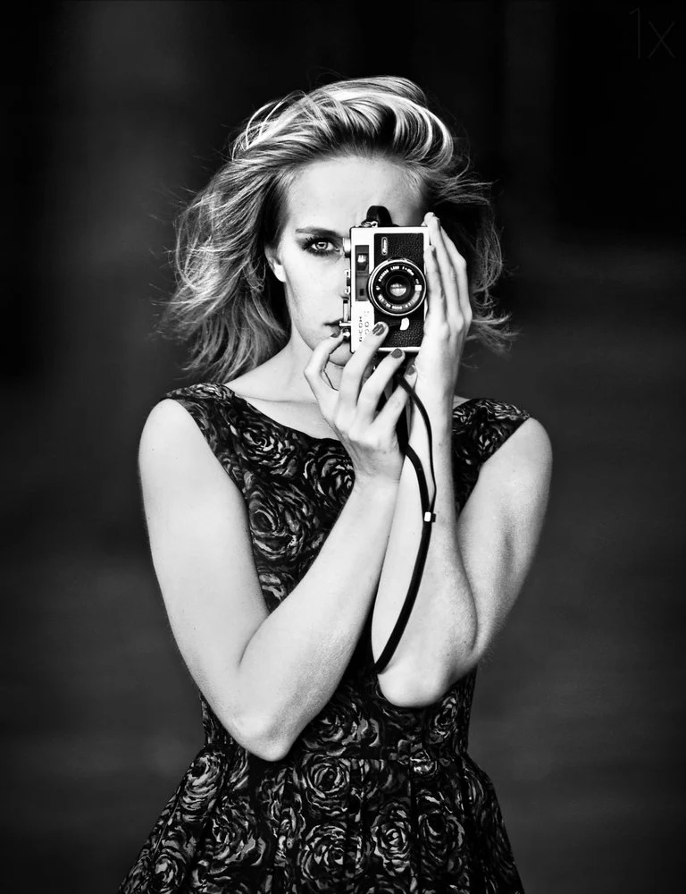 Vintage Camera Portrait