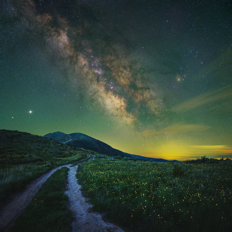 Milky Way Mountain Path
