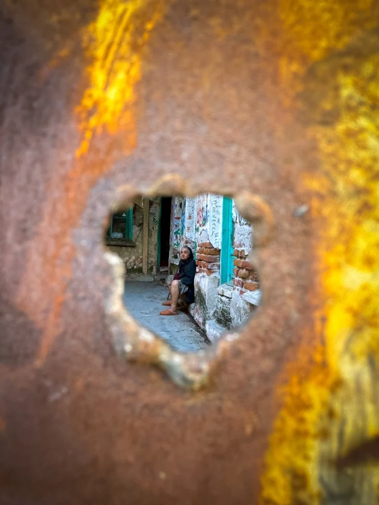 Rustic Alley Glimpse