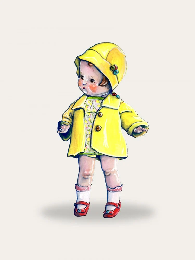 Charming Doll Yellow Outfit