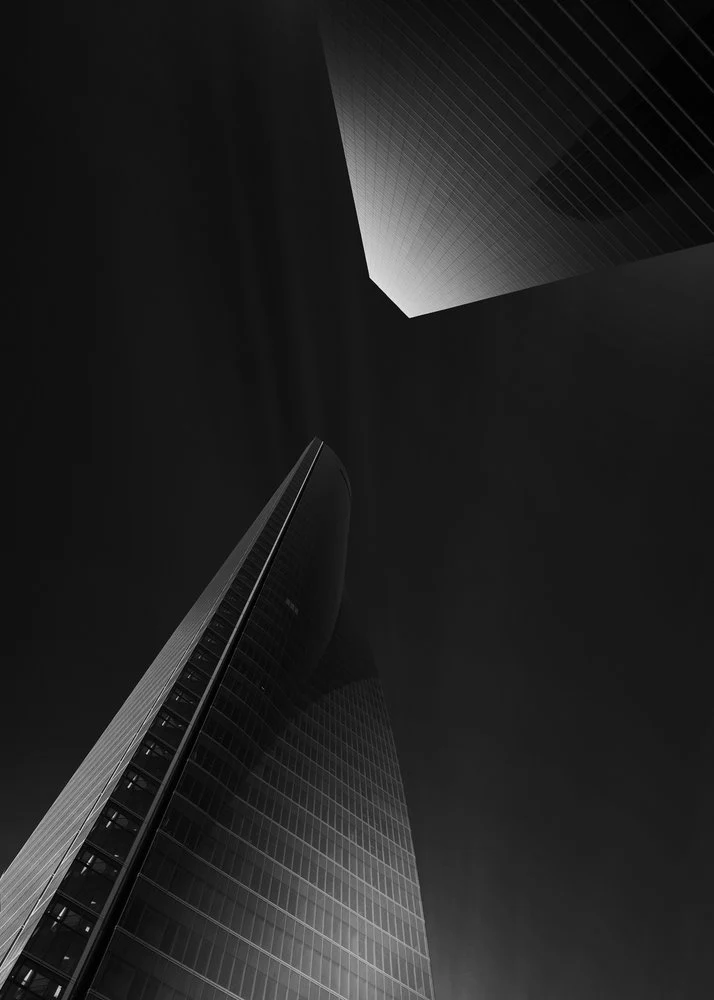 Monochrome Skyscraper Geometry