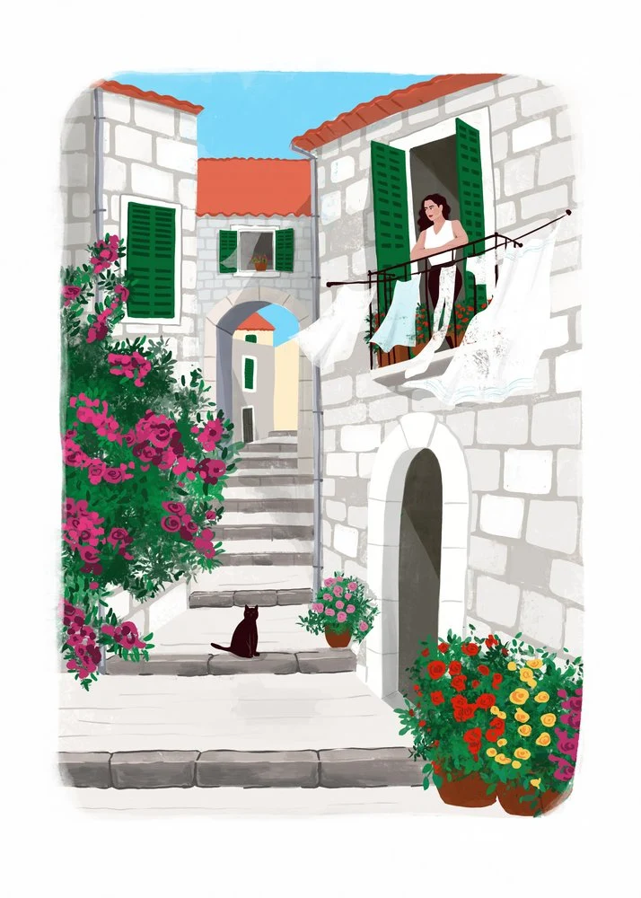 Charming Mediterranean Street
