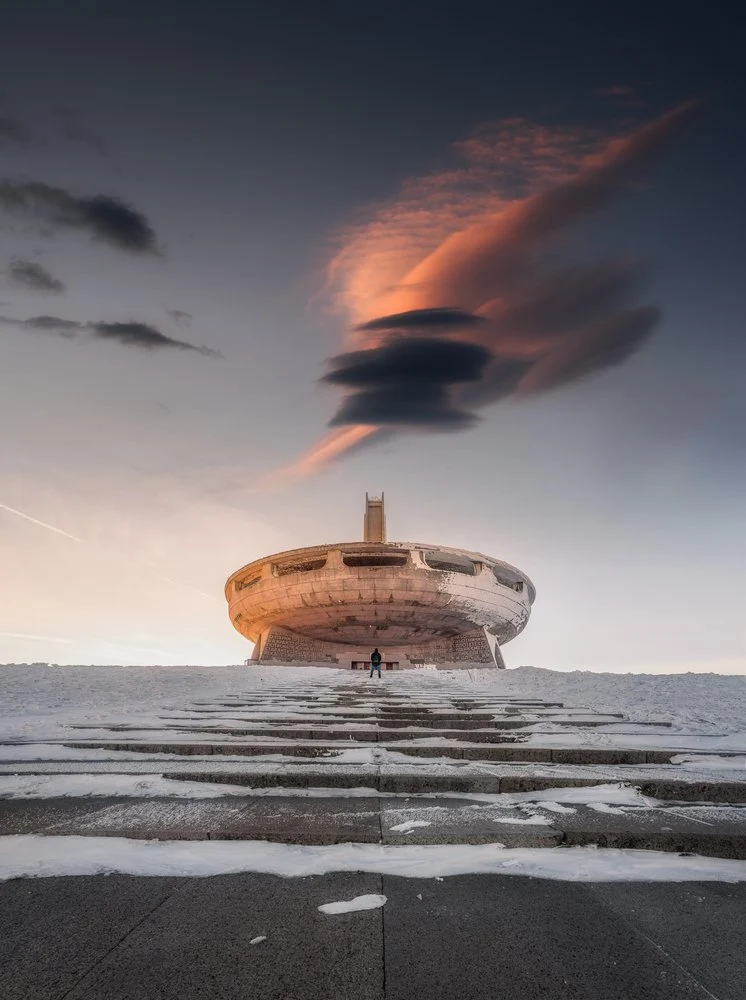 Winter Buzludzha Monument