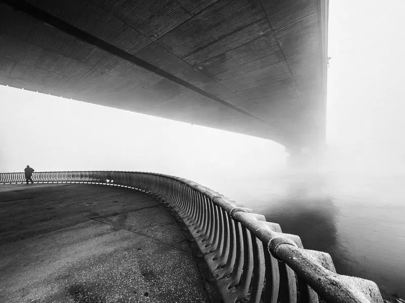 Under the Misty Bridge
