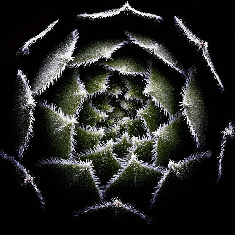 Fuzzy Succulent Spiral