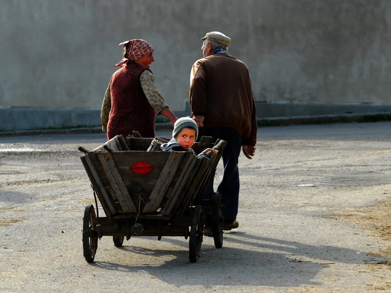 Three Generations Walking